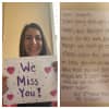 Schussler of Clifton delivered handwritten letters and books to her 50 students across Bergen and Passaic counties.