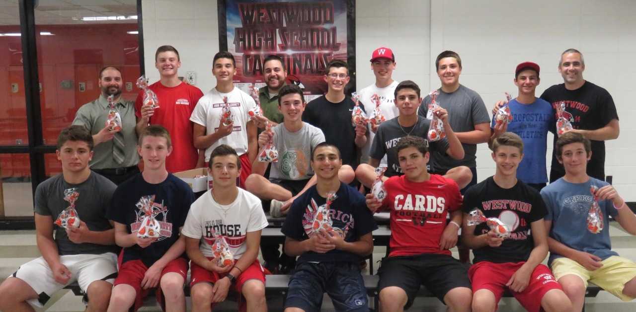 Westwood's baseball team supports "Billy's Baseballs."