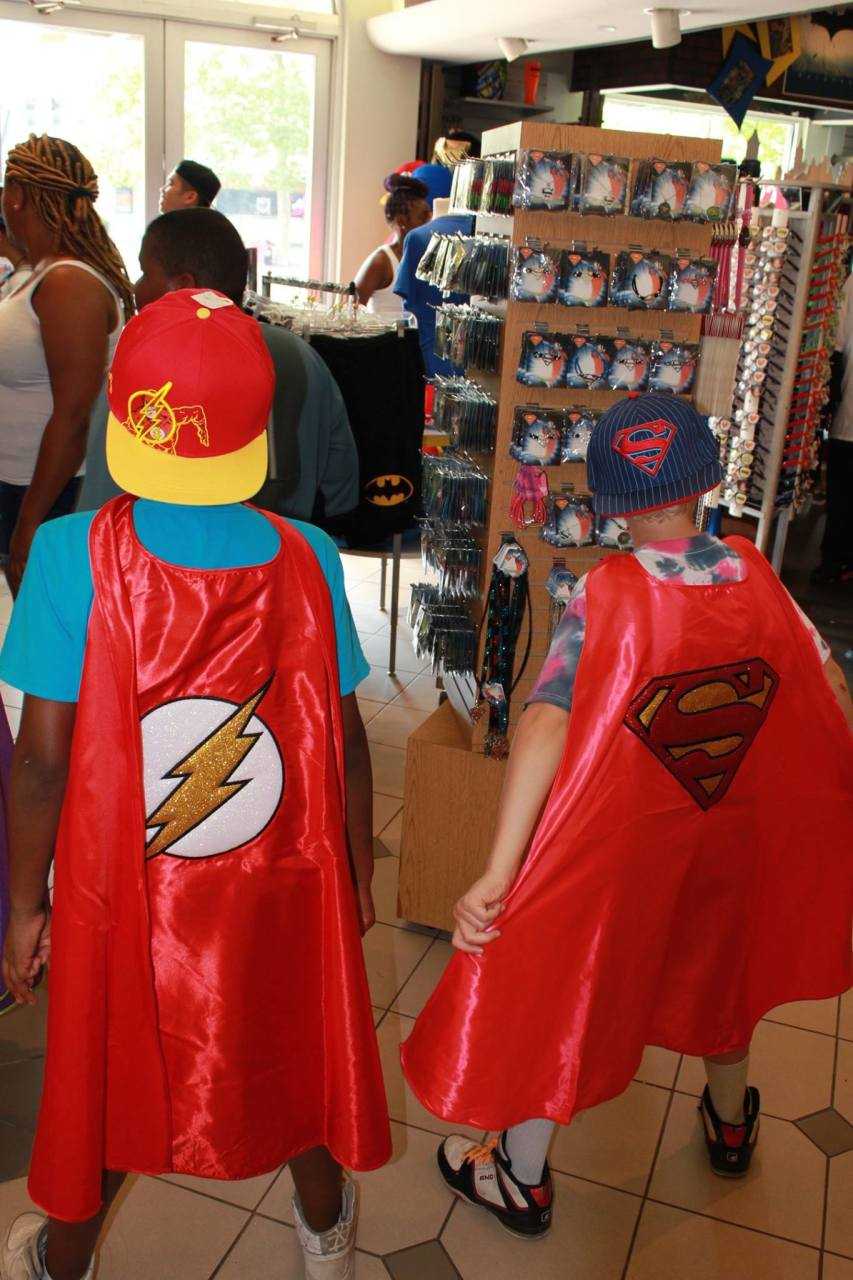 Boys living in one of Children’s Aid and Family Services’ therapeutic group homes celebrate Halloween.