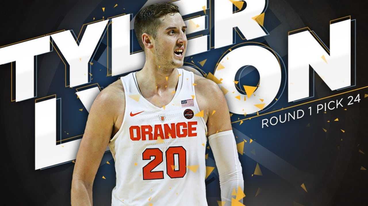 Tyler Lydon was welcomed to Denver by the Nuggets Twitter account.