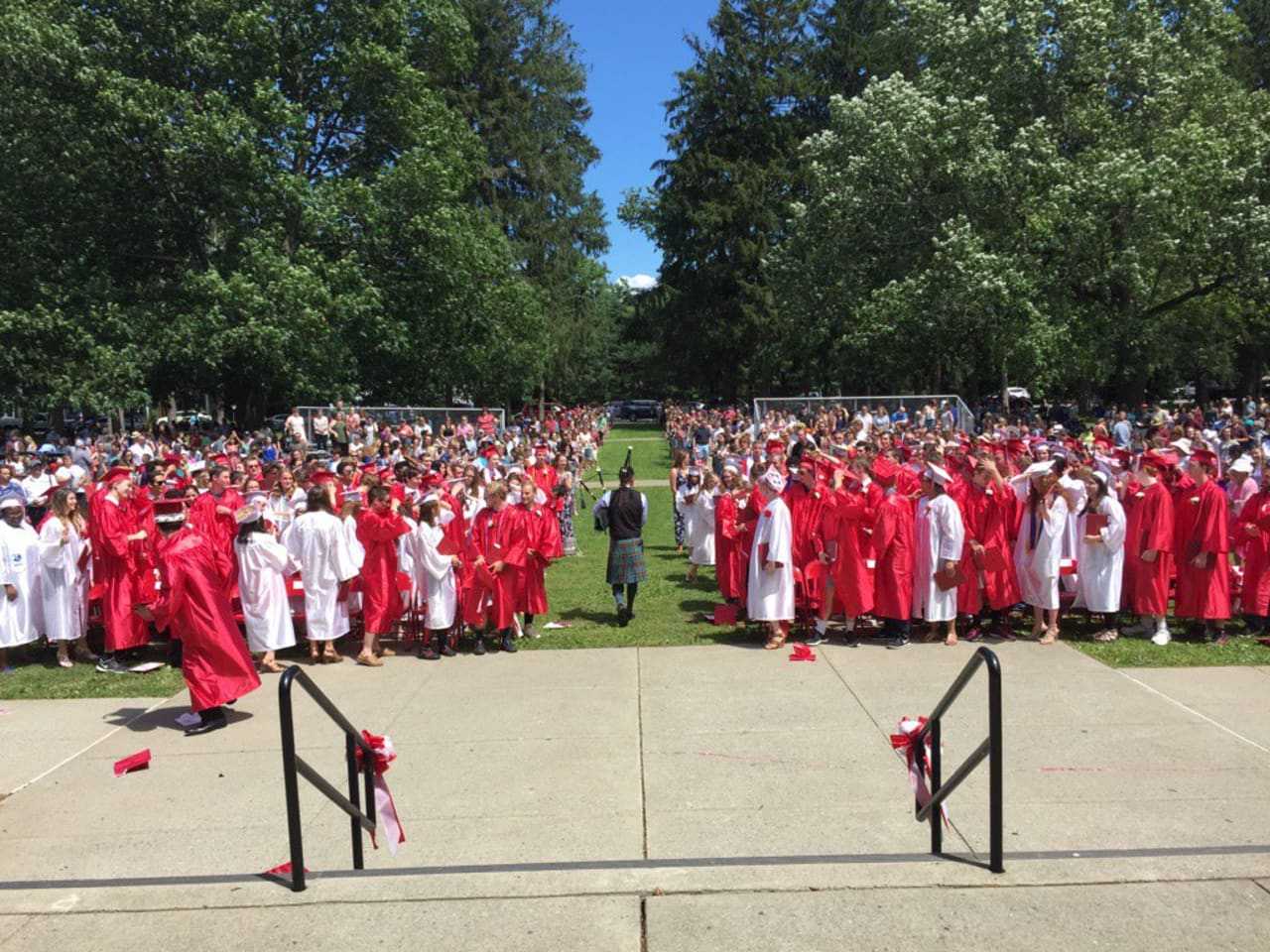 Red Hook's graduation ceremony
