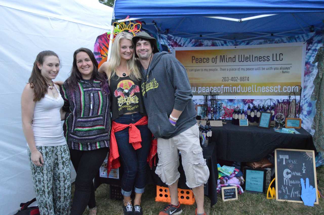 Owner Crissy and friends from Peace of Mind Wellness.