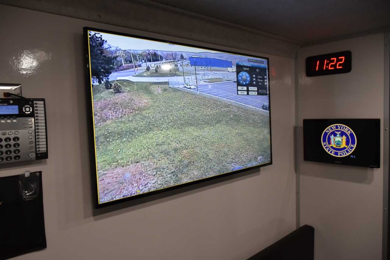 The three new mobile command units are outfitted with the latest technology.