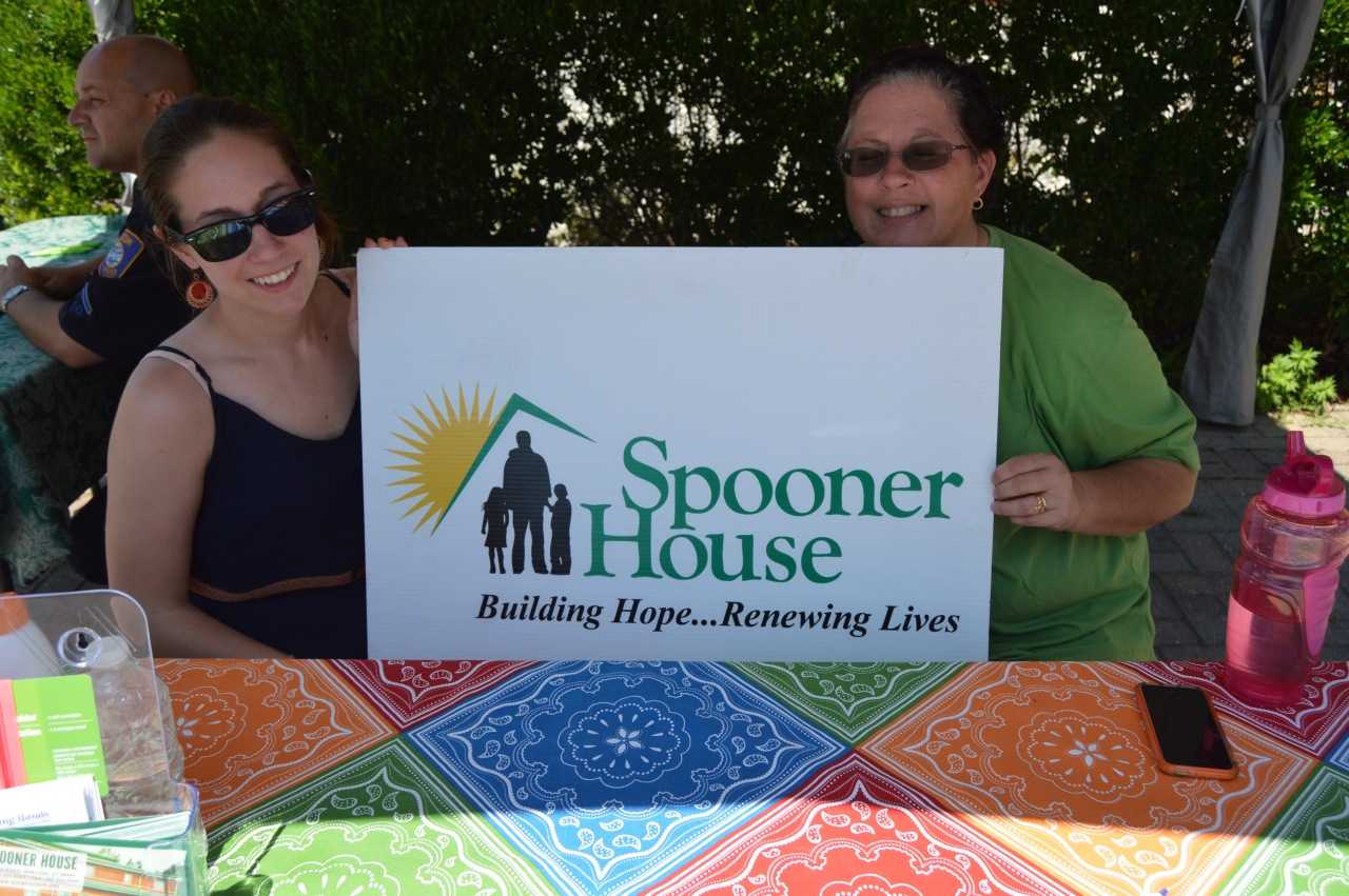Kathy Pip and Patty Macko work together at Spooner House for the same cause -- to help build hope to provide food and shelter for those in need.