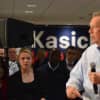 John Kasich spoke to audience of college students and supporters at Sacred Heart University on Friday.