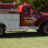 An old-fashioned fire engine at the White Hills Volunteer Fire Co.
