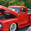 A classic truck at the Shelton car show