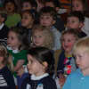 Methodist Family Center Preschool students singing during their annual "Thanksgiving Sing".