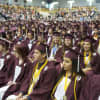 Ossining High School held its annual commencement ceremony Saturday at Pace University, with a big crowd filling the school's Health & Fitness Center on on a hot, sunny afternoon.