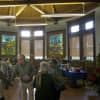 Sunday's reception at the Plumb Memorial Library.