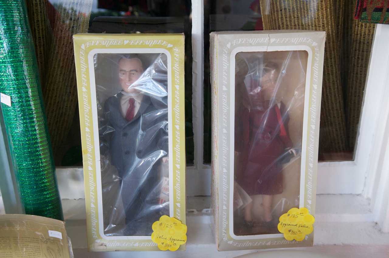 Roosevelt dolls, still in the original box.