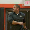 North Salem coach Eric Buzzetto reacts to play on the court at Wednesday's game.