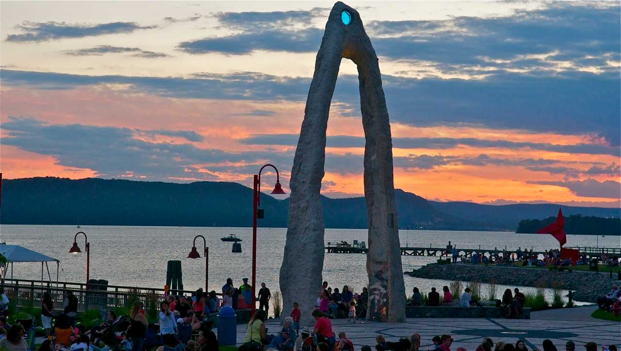 Ossining held its annual Fourth of July fireworks display Thursday night, with huge crowds finding their way to Louis Engel Park, where they lined the waterfront on a beautiful summer night.