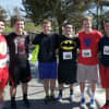 A team of area men who ran Sunday's 5K.