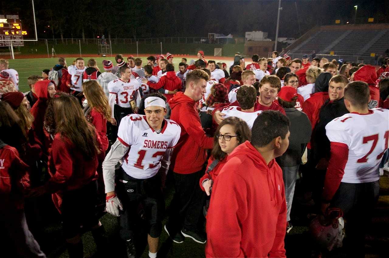 Somers topped Burnt Hills Friday night in a NYS semifinal, earning its first state championship game appearance.