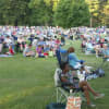 Music in the Parks drew a big crowd Wednesday night at Vanderbilt Mansion, where families and friends enjoyed the music of Big Band Sound.