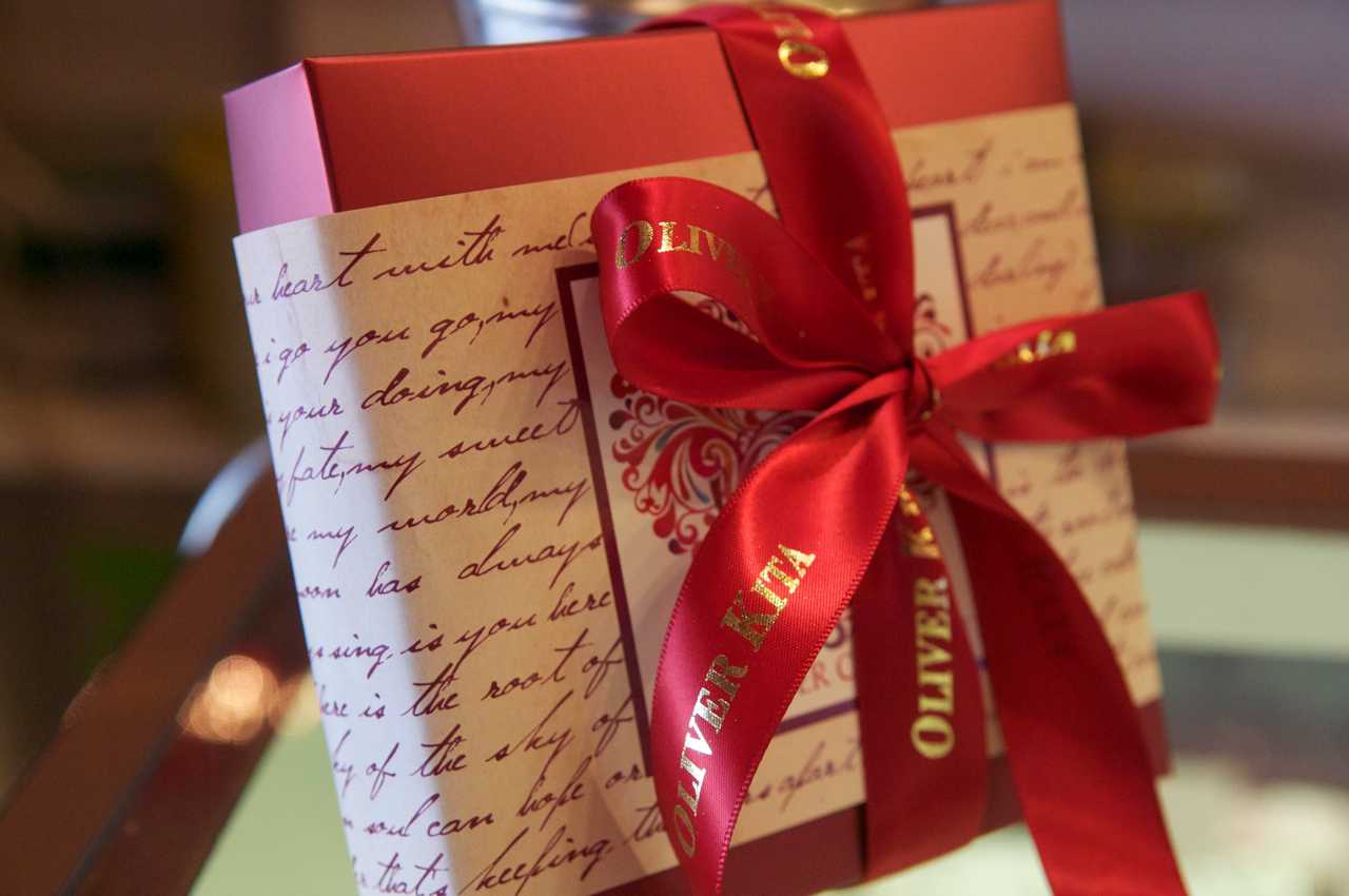 The Loveletter box from Oliver Kita, chocolatier extraordinaire from Rhinebeck. He is now offering vegan chocolates for your health-conscious honey.
