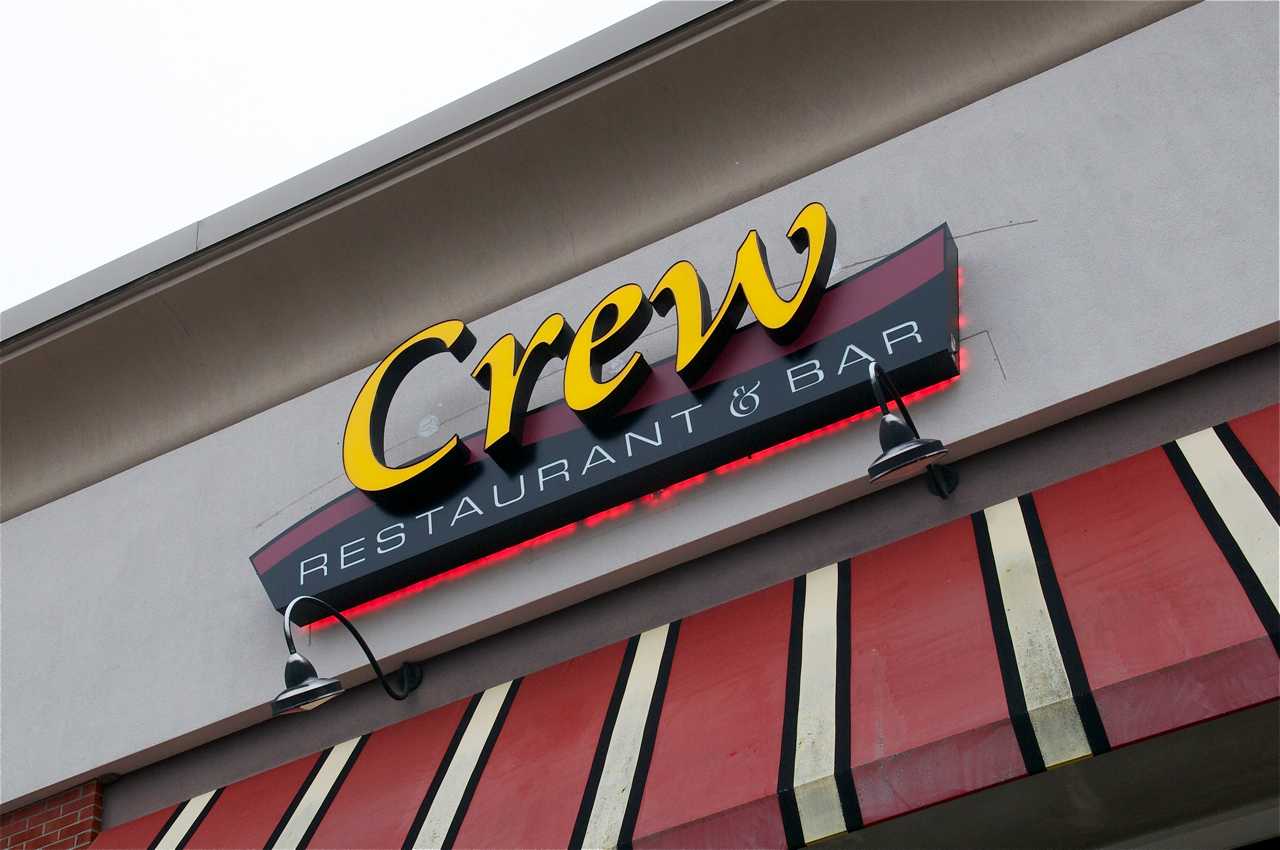 Crew Restaurant & Bar is known for its housemade soups featuring ingredients from local farms.