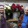 Owner Rosemary LaSusa, left, with her mom, Theresa Morgan, preparing arrangements for Valentine's Day.