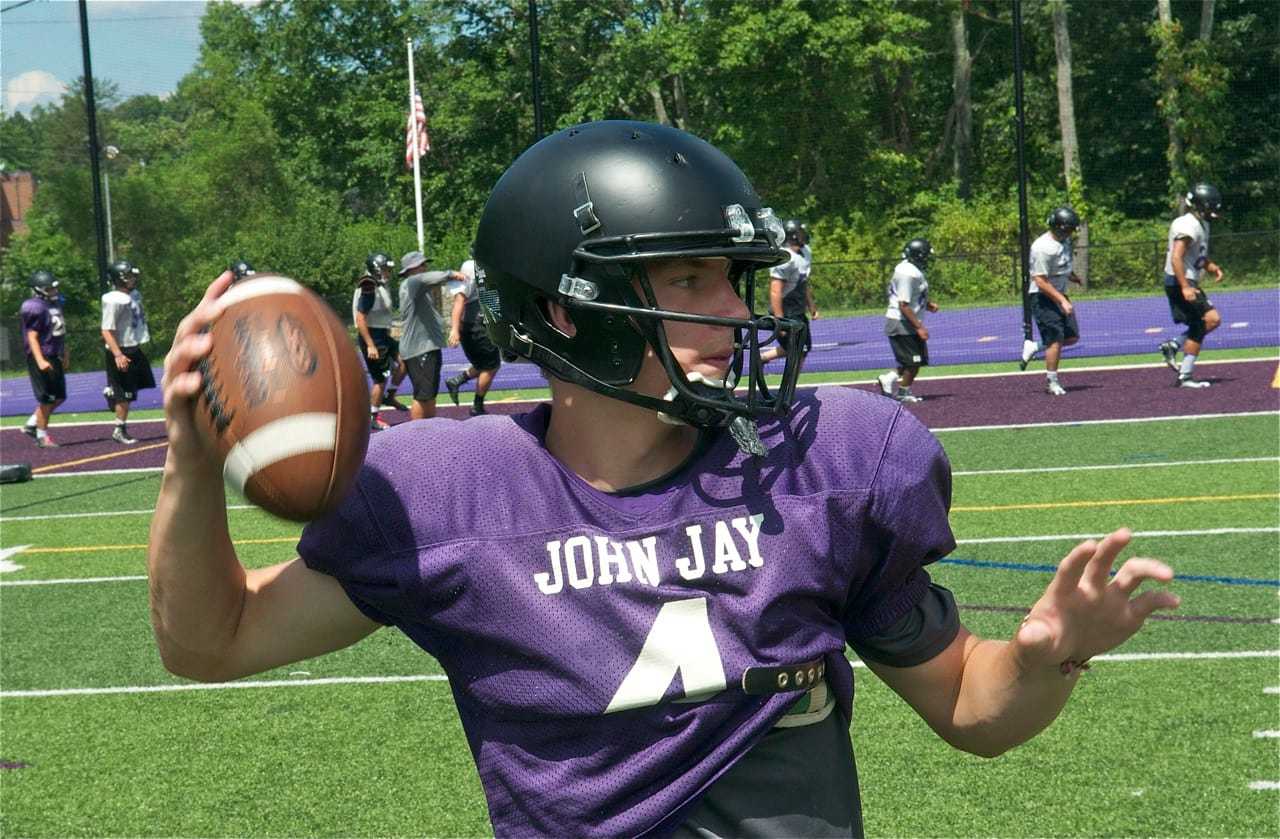 John Jay players get ready for the 2016 season.