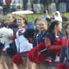 Eastchester cheerleaders kept the crowd involved.