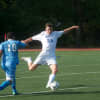 The Rye Neck High boys soccer team hit the road Thursday to take on Bronxville. The Panthers earned a 2-1 victory.