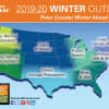 Farmers' Almanac's 2019-20 winter prediction.