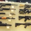 Weapons seized by ConnecticutState Police from Michael Giannone.