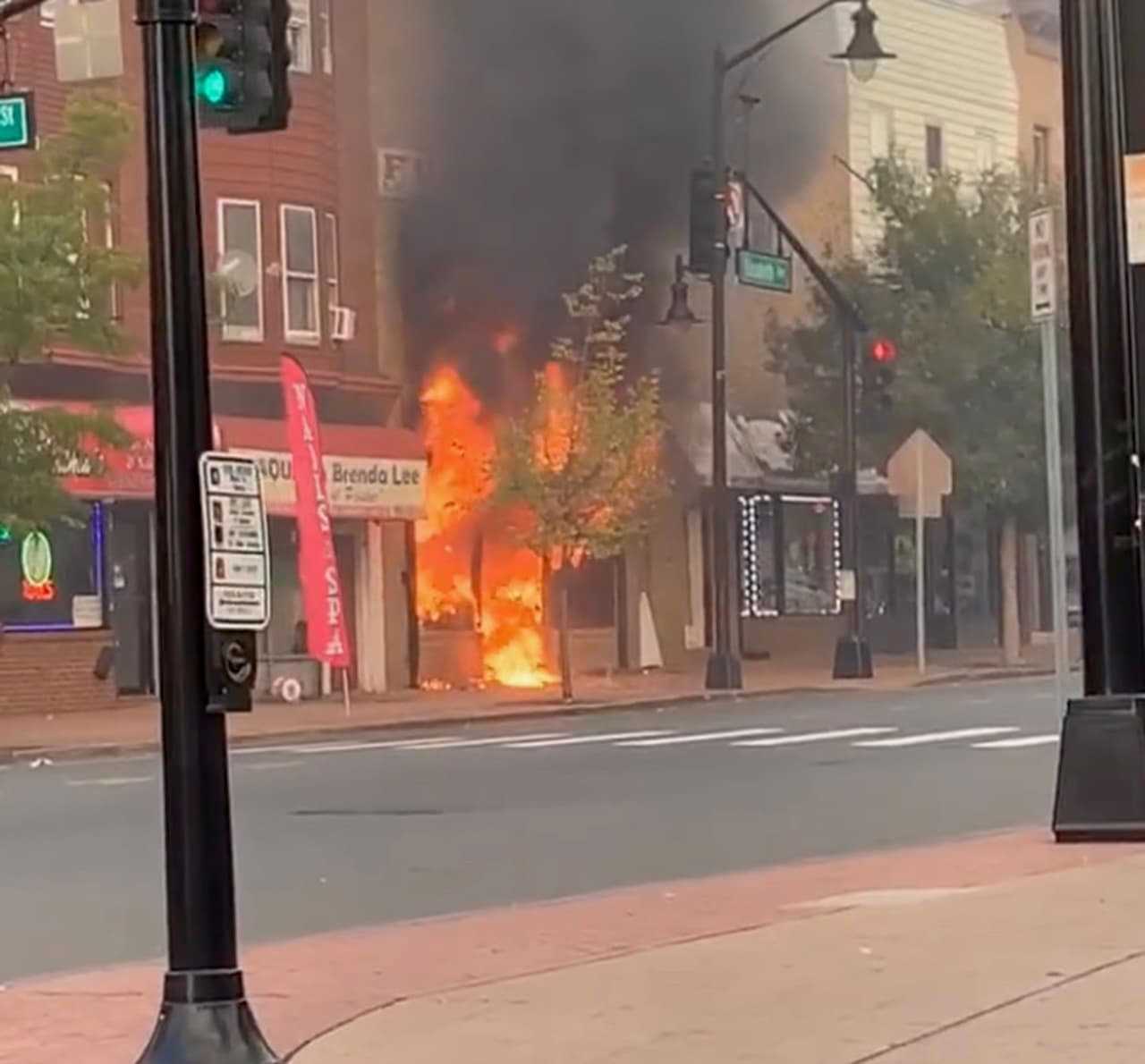 At the scene