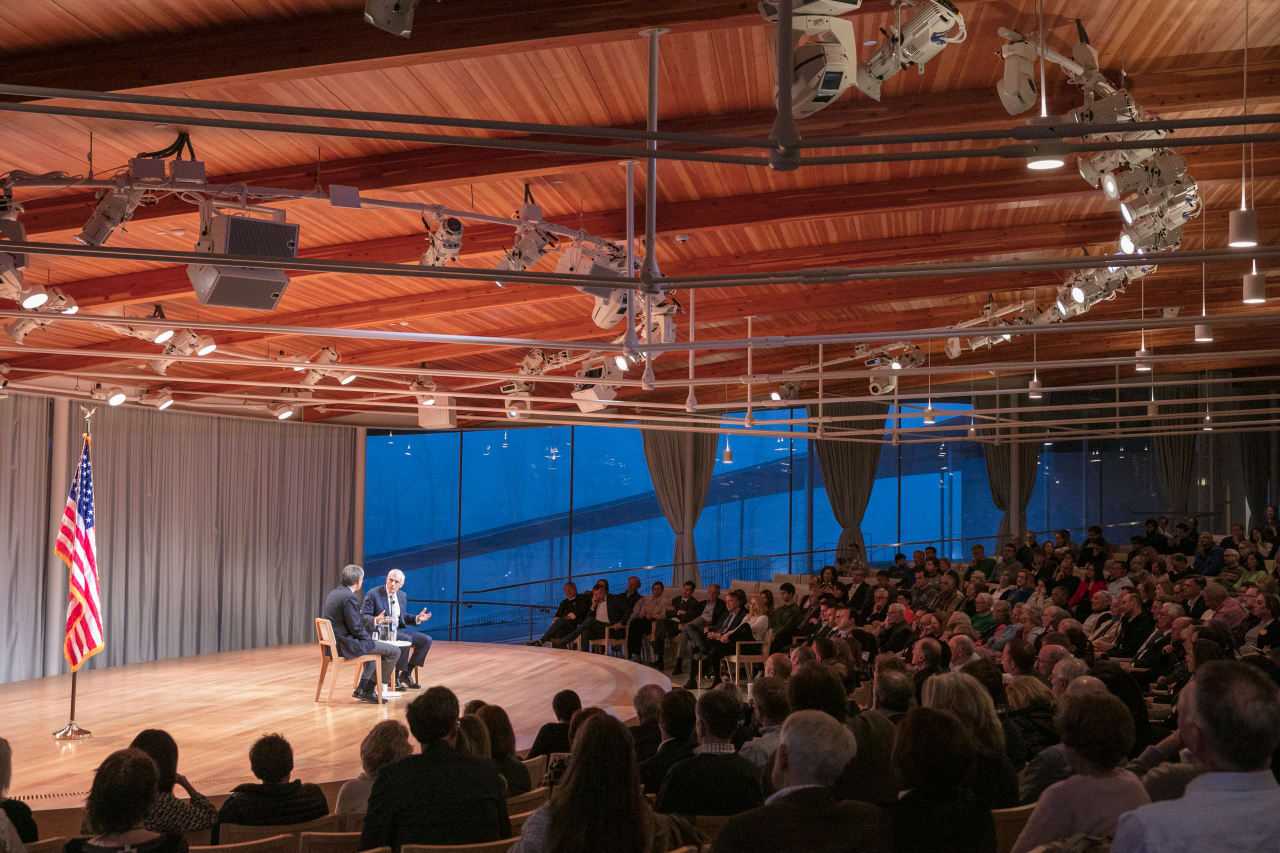 More than 600 people turned out for a talk about human trafficking and retired Gen. Wesley Clark's new book: "Don't Wait for the Next War."