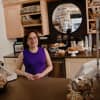 Helene Godin, owner of By the Way Bakery, in her Hastings, N.Y., shop.