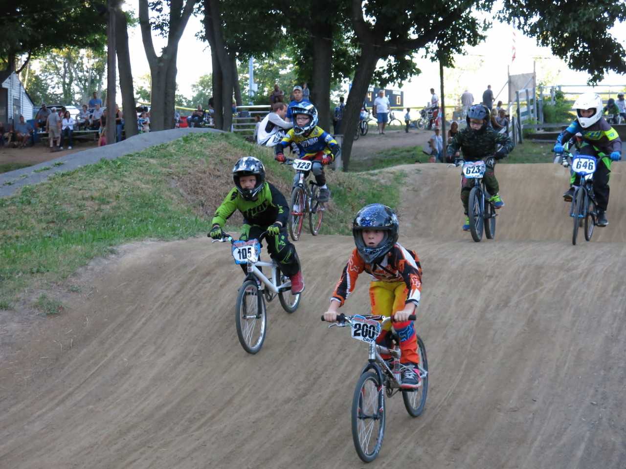 On the course at Bethel BMX