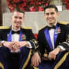U.S. Army Captains Daniel Hall and Vincent Franchino held their wedding reception at Skylands Manor in Ringwood.