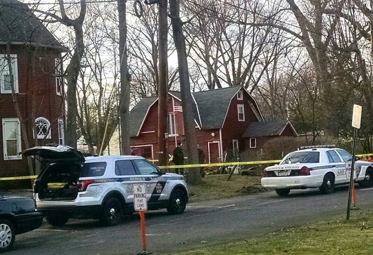 The Bergen County Sheriff's BCI joined the county Medical Examiner, prosecutor's detectives and borough police at the scene.