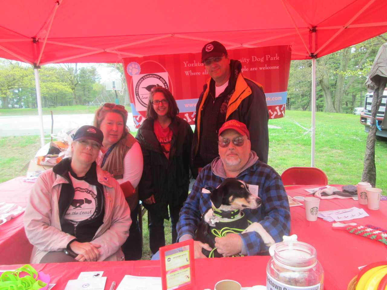 Members of the Yorktown Community Dog Park.