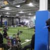 CBS' "God Friended Me" filmed at A-Game Sports in New Rochelle this week.