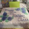 Clara Fontana's birthday cake.
