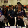 Dumont High School Students learned about Relay for Life at the Dumont High School Mental Health and Wellness Fair.