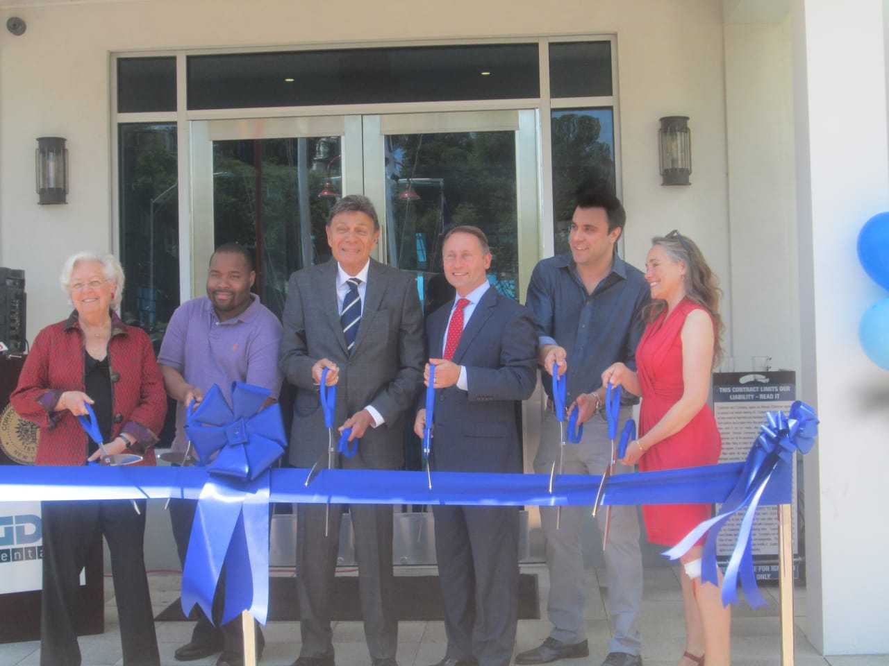 The ribbon cutting ceremony for 3 Westerly in Ossining