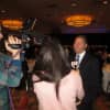 Westchester County Executive Rob Astorino speaks to news reporters before Thursday's annual breakfast of the Westchester County Association in Tarrytown.