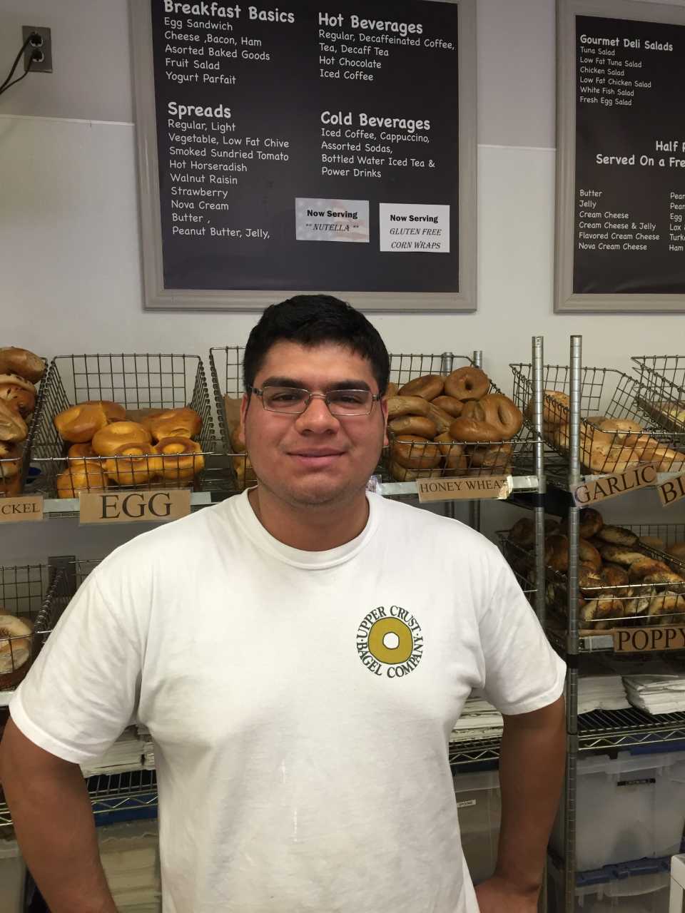 The Upper Crust Bagel Company in Old Greenwich is a finalist in the DVlicious bagel poll.