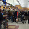 Stop & Shop shoppers faced long lines across the region.