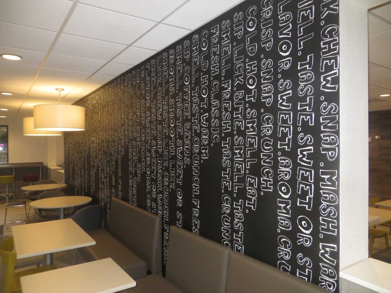 The "new" McDonald's at 60o Marble Ave. in Thornwood is modern but customers complained it is sterile and no longer intimate.