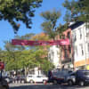 Greenwich Avenue is decked out for the Go For Pink event on Thursday.