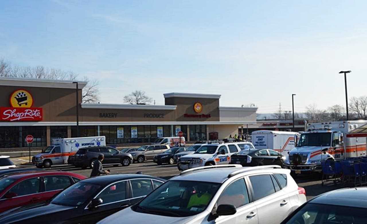 Members of the Norwood EMS gathered outside Shoprite of Northvale in late January, to meet local residents and collect items for other locals in need.