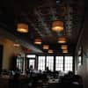 Paisano's dark and cozy interior in Rutherford.