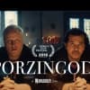 Actors Adam Mucci and John Leguizamo in the film short "Porzingod" from the Tribeca Film Festival