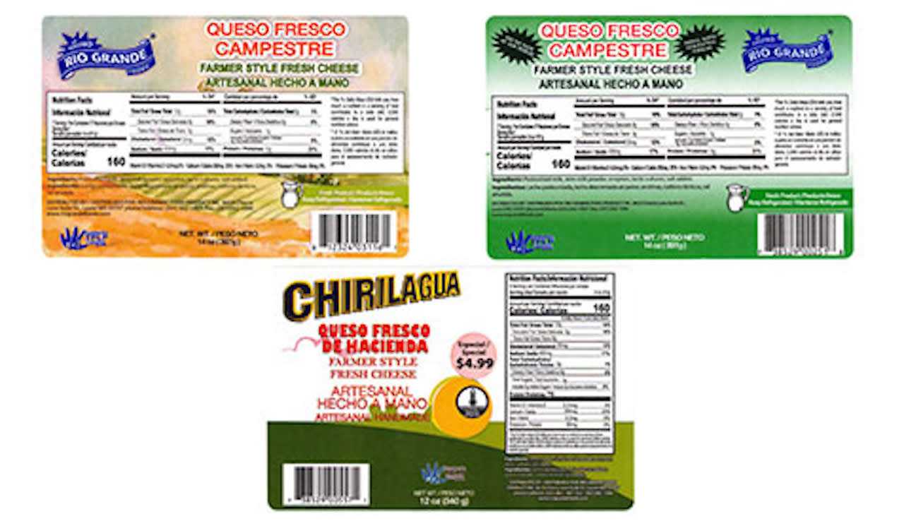 Recalled Rio Grande queso fresco