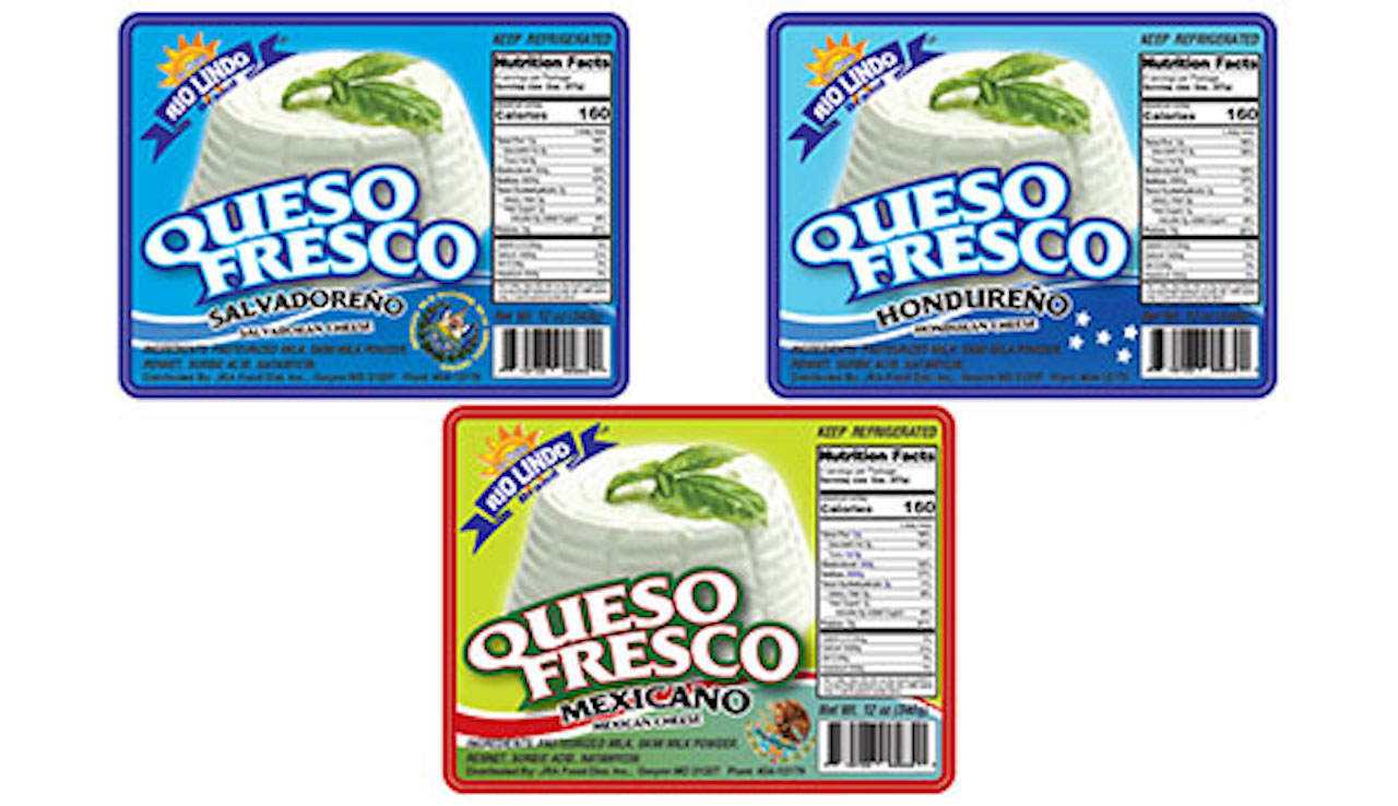 Recalled Rio Lindo queso fresco