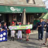 Young baseball fans root for their favorite teams outside the family friendly Quaker Hill Tavern in Chappaqua.